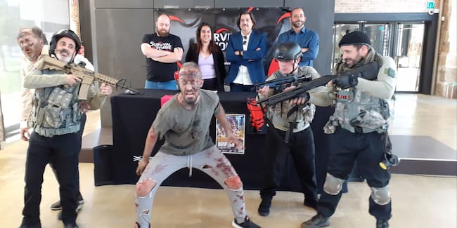 Presentación del espectáculo Survival Zombie