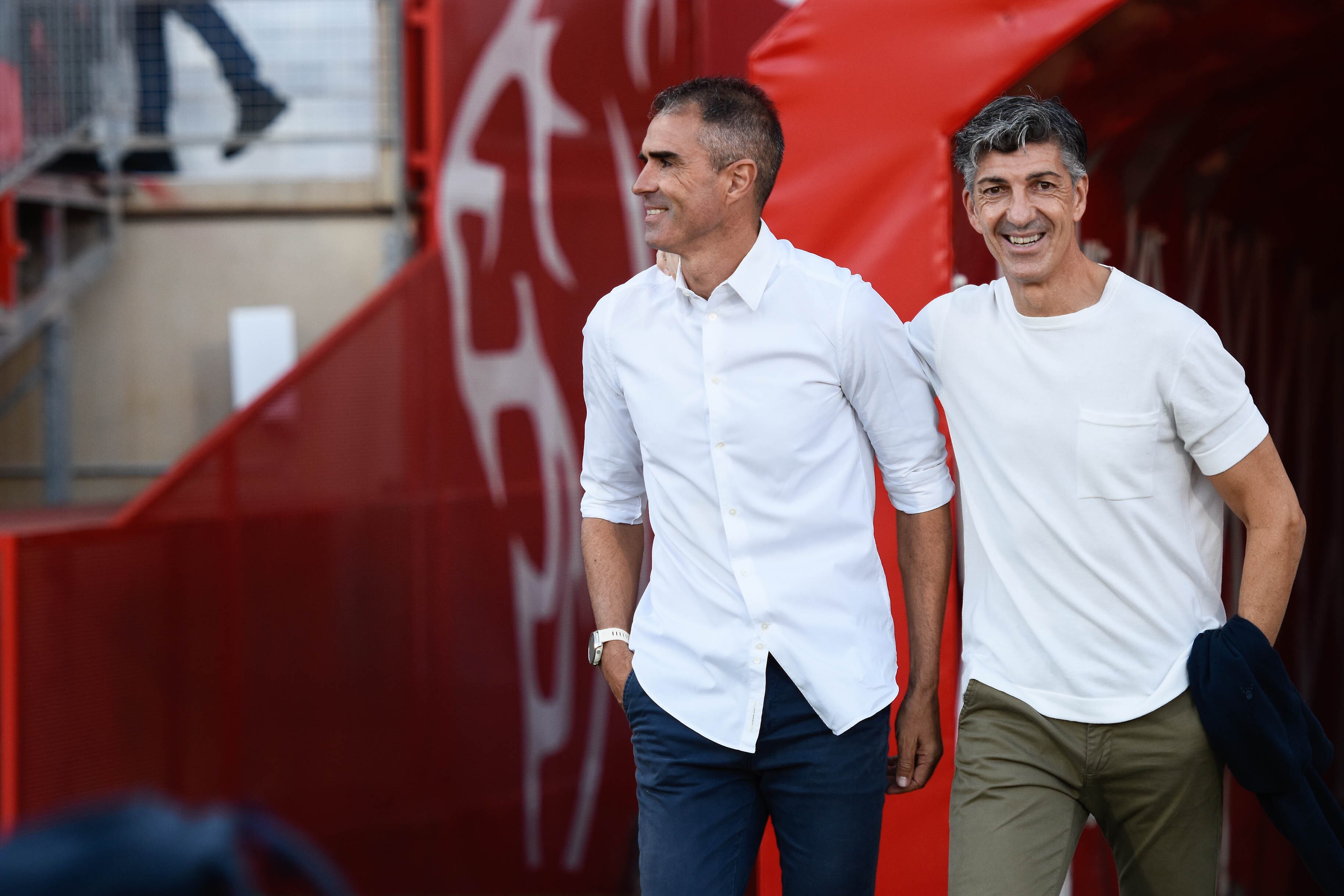 Garitano y Alguacil tienen una magnífica relación incluso más allá de los banquillos.