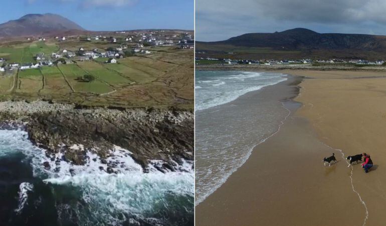 El antes y después de la costa.