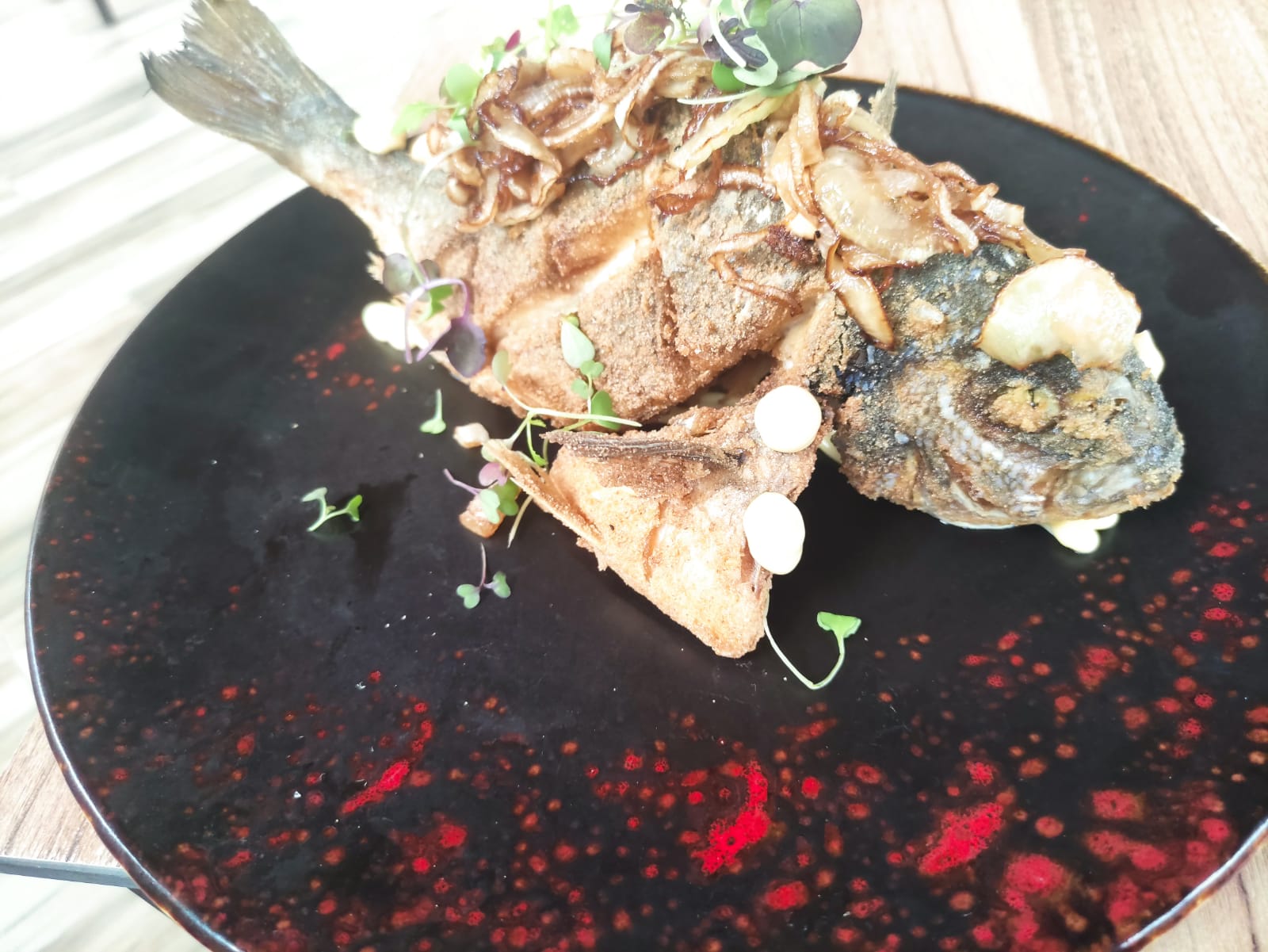 Dorada frita del Restaurante Luis Pérez