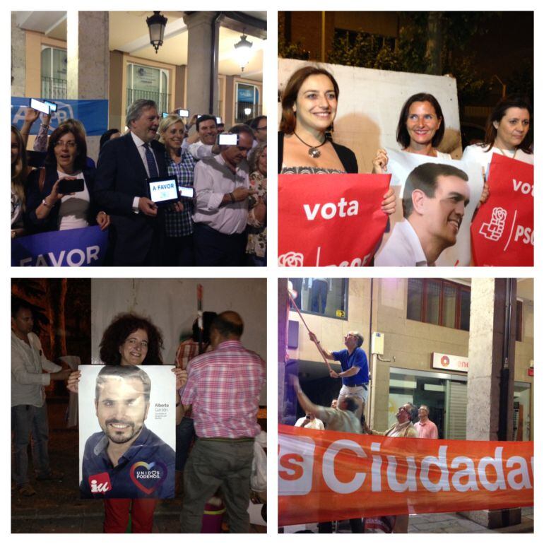 Inicio de la campaña electoral en Palencia