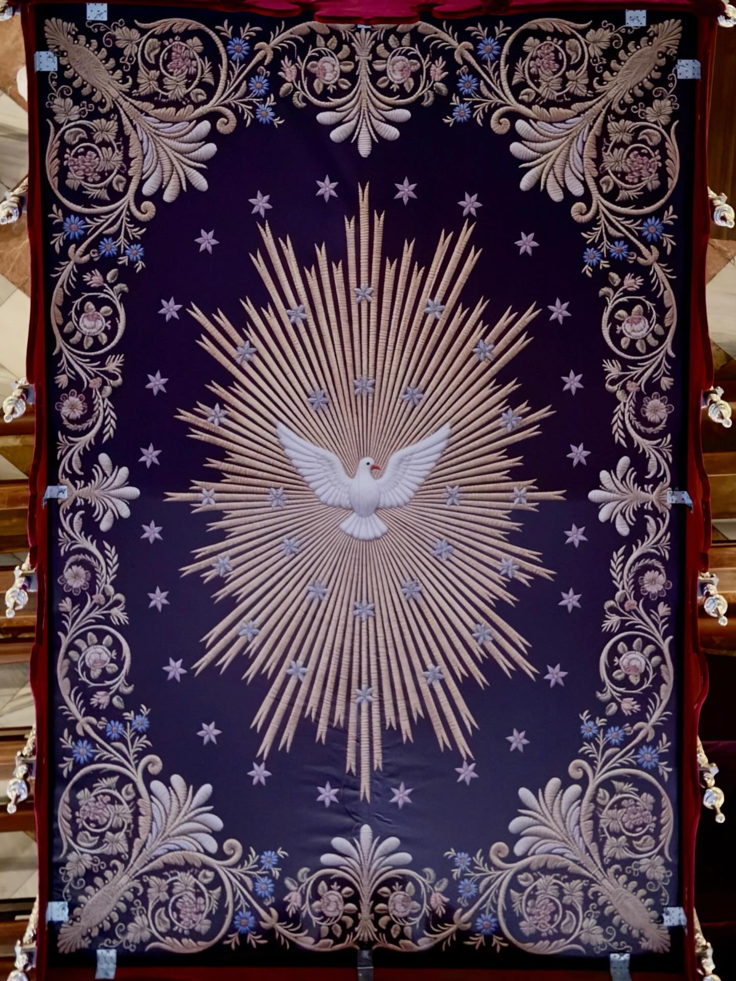 Techo palio Sagrada Cena