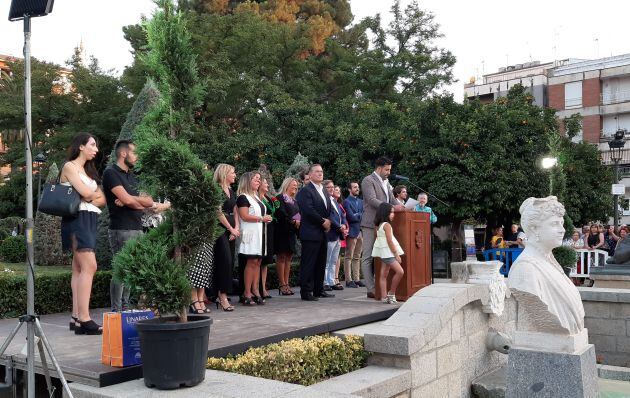 El artista "Belin" pronuncia el Pregón de la Feria de San Agustín 2019.