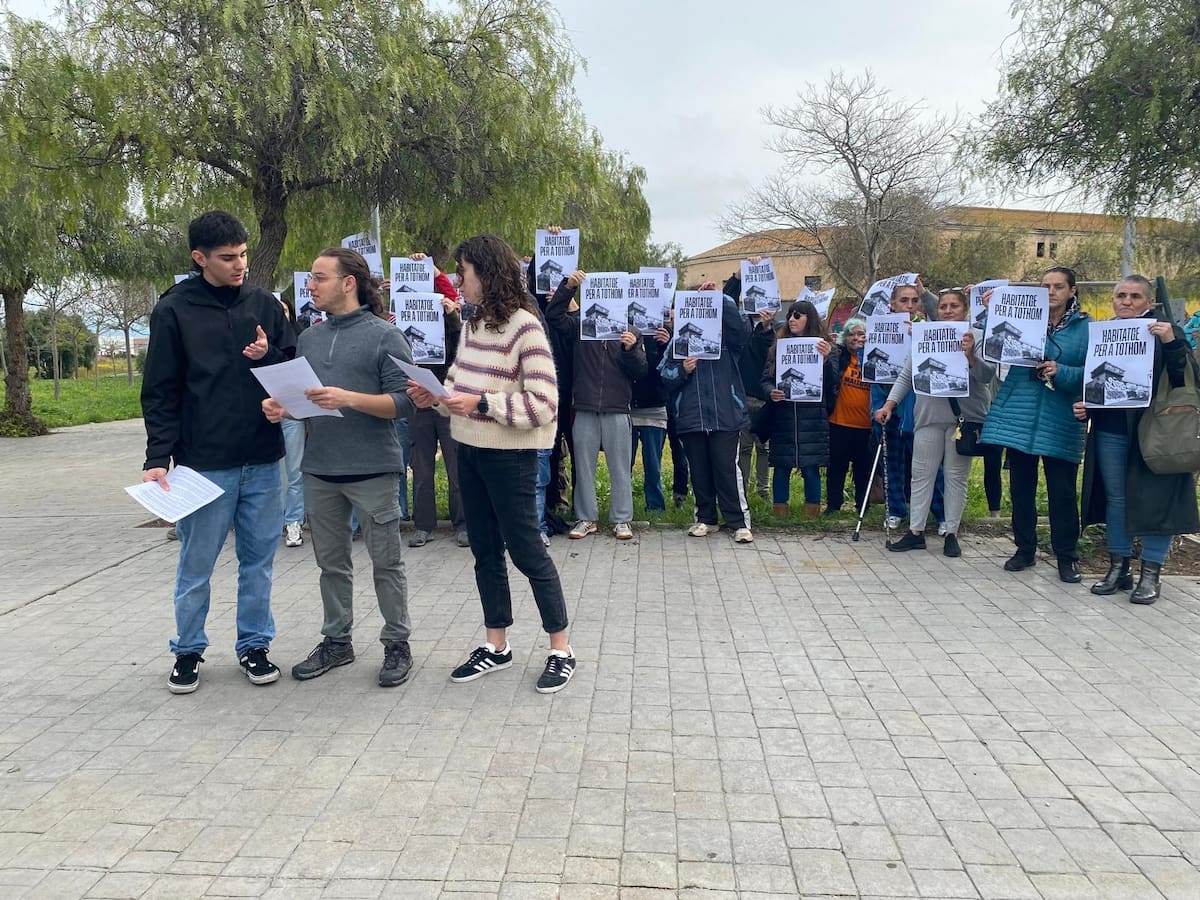 Entidades sociales denuncian la falta de alternativas para los desalojados de la antigua cárcel de Palma