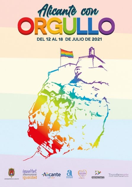 Cartel del Orgullo de Alicante 2021