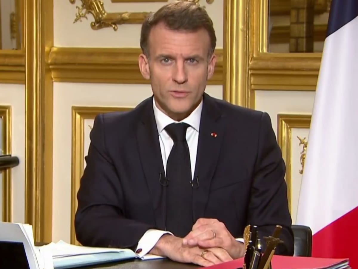 Macron señala que el ataque contra Irán está "fuera del derecho internacional", pero asegura que la "responsabilidad primera" de la ofensiva es de Teherán