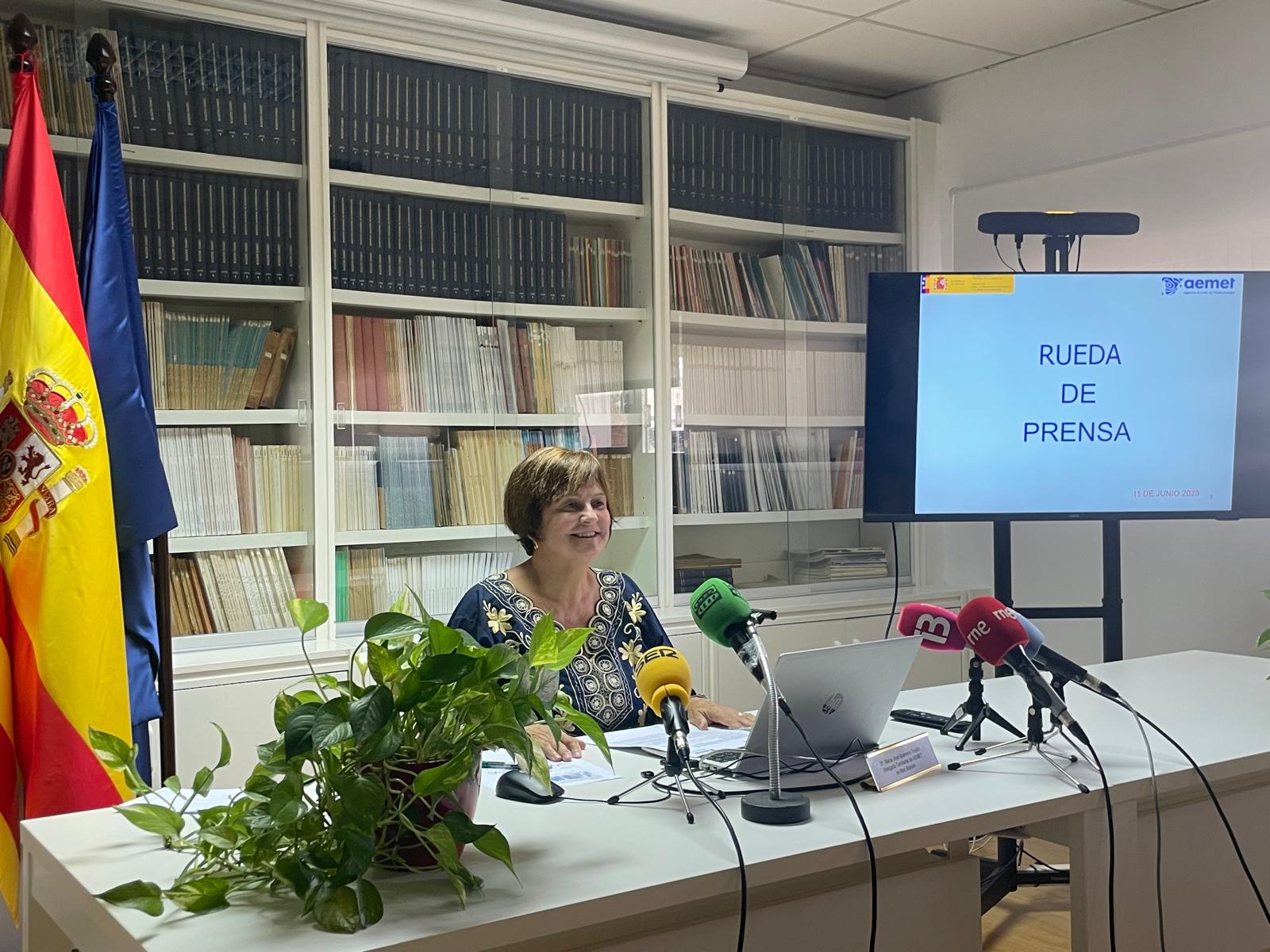 María José Guerrero, delegada de la AEMET en Baleares