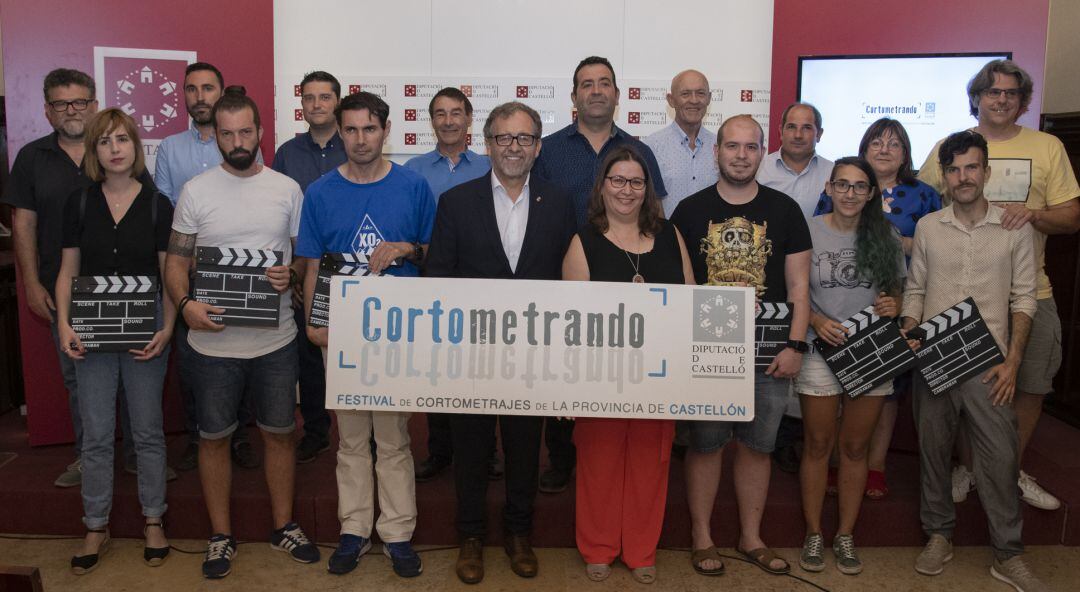 Presentación de los equipos finalistas del festival de cortometrajes de la Diputación de Castellón &#039;Cortometrando&#039;.