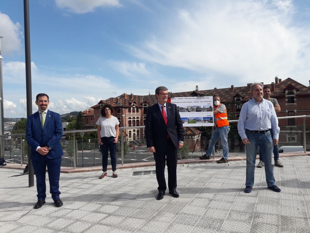 Inauguración de la remodelación de la carretera Basurto-Kastrexana