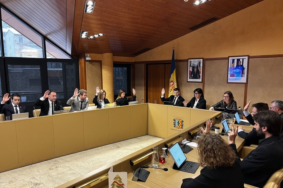 Sessió del consell de comú de la Massana d'aquest matí