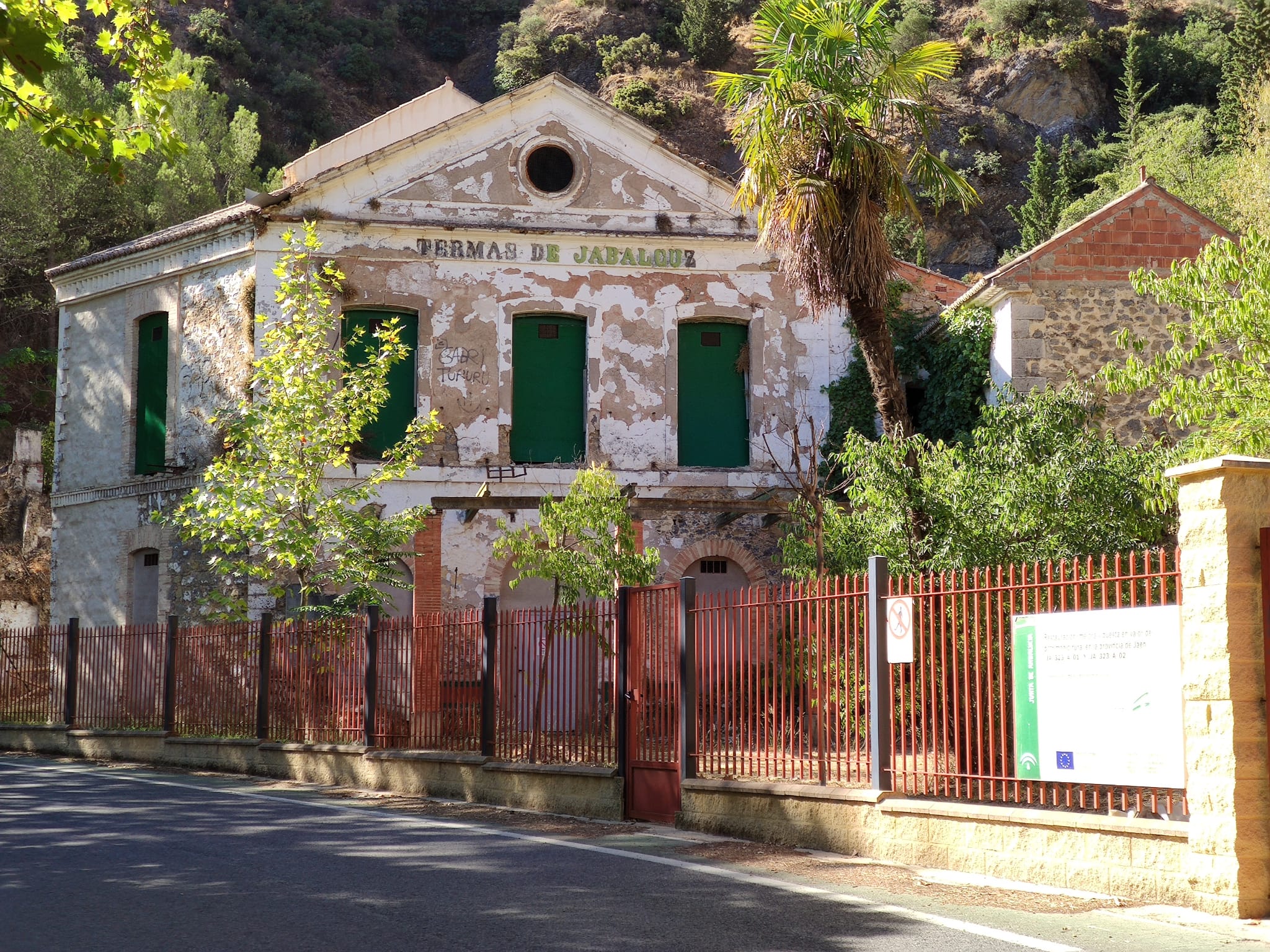 Las históricas Termas de Jabalcuz, a unos kilómetros de la capital jiennense, que requieren de una actuación urgente para su conservación