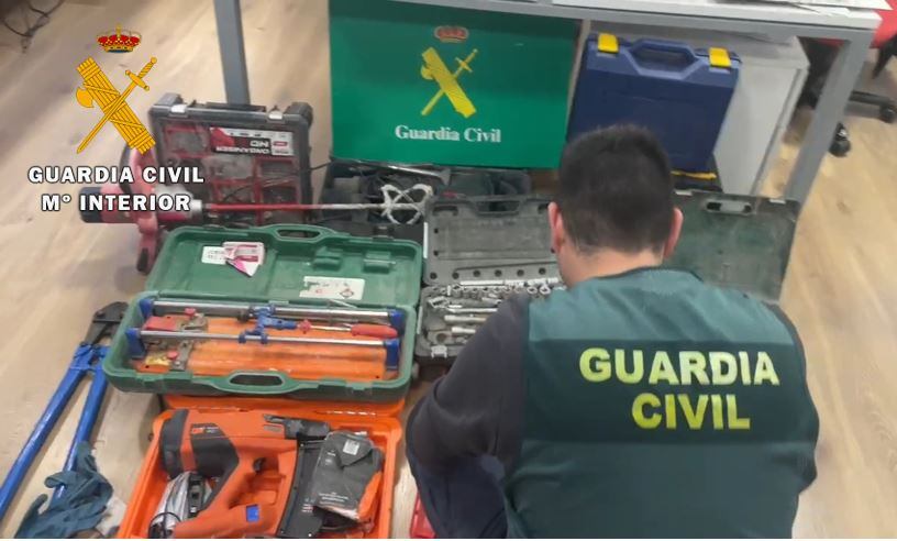 Operación de la Guardia Civil en Valladolid