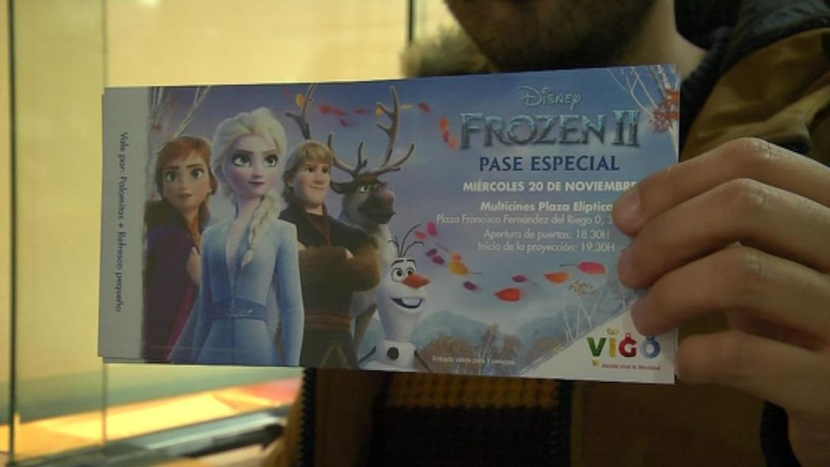Los 180 afortunados con entradas para Frozen 2