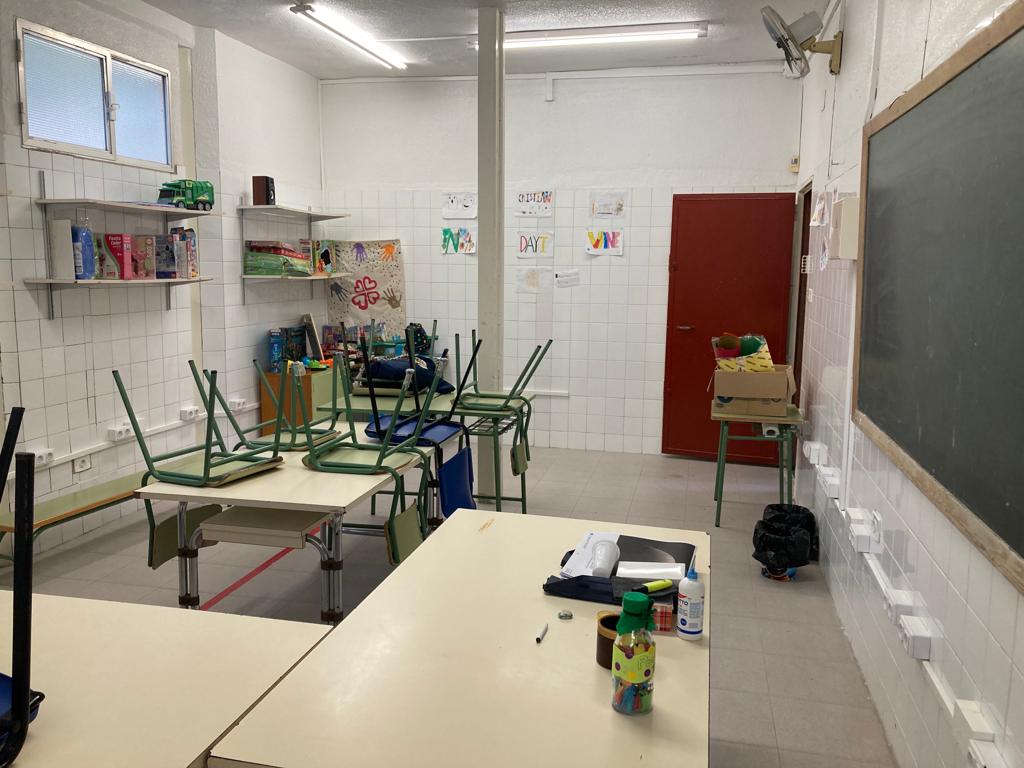 Según la dirección del CEIP Mariano Aroca, estas son algunas de las instalaciones alternativas donde la AMPA pide que se desdoble el Aula Abierta