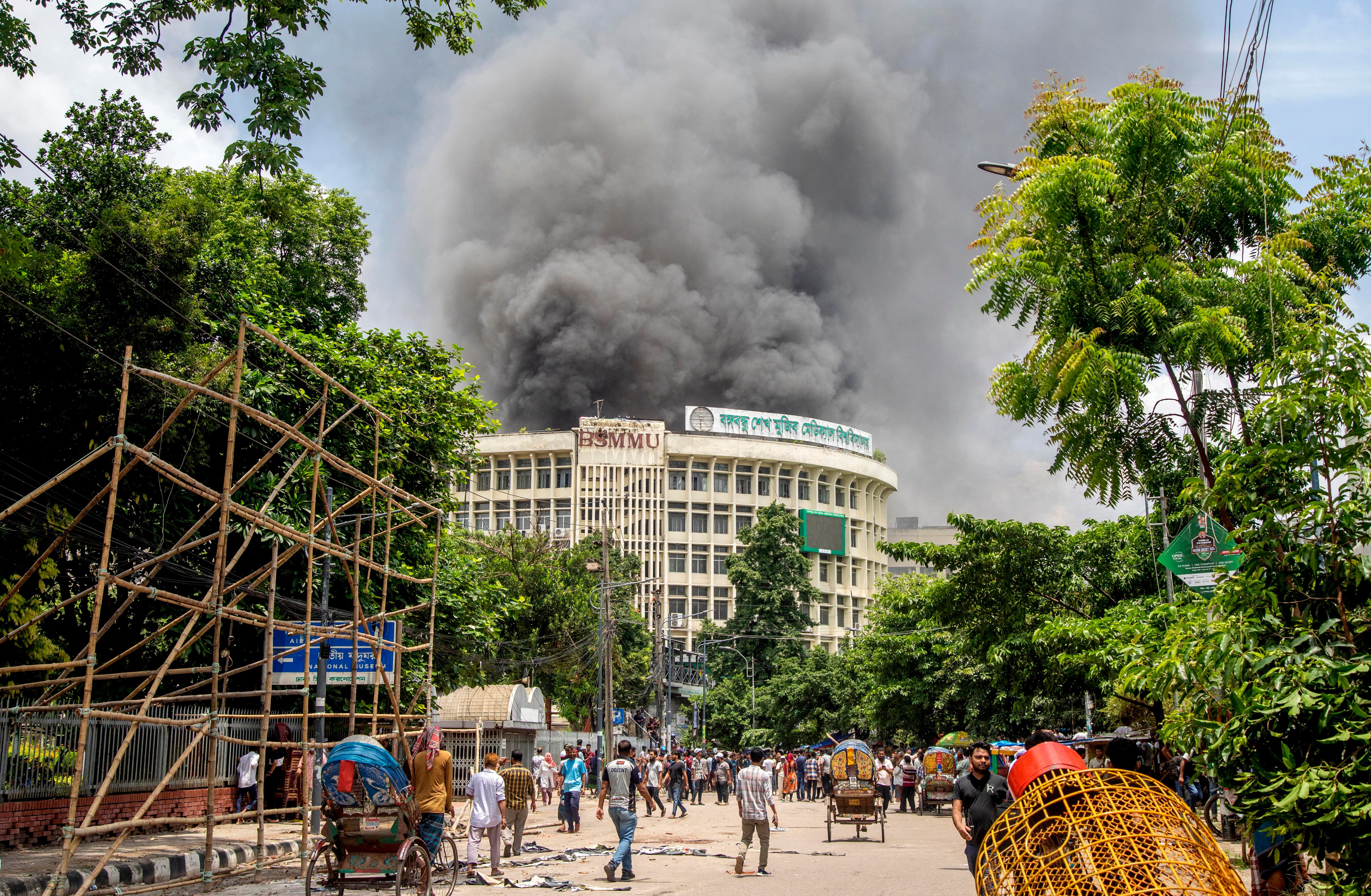 Protestas en Bangladesh