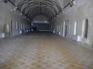 En esta estancia está previsto que se instale el comedor del futuro parador nacional