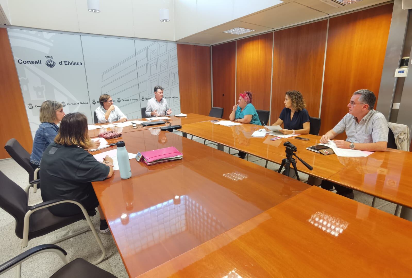 Imagen de la reunión celebrada este viernes