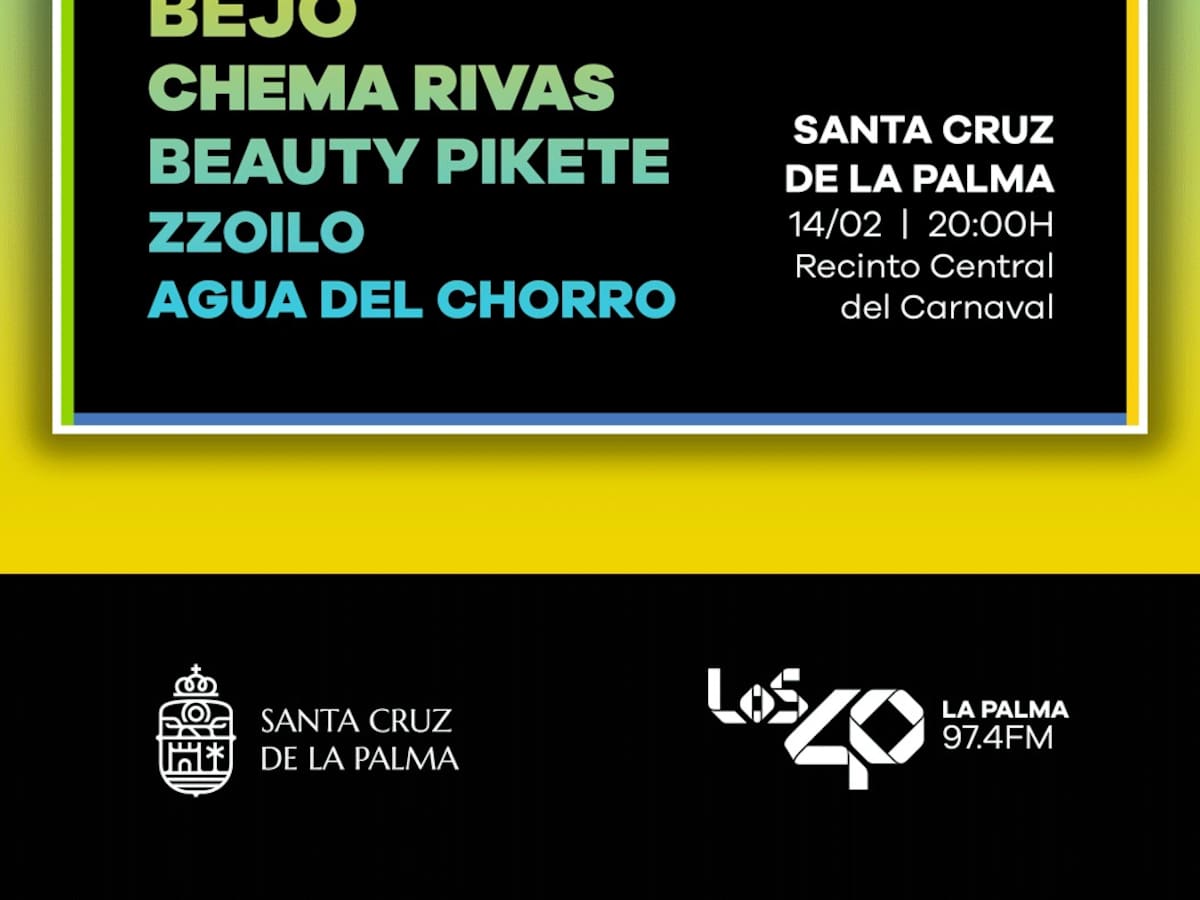 Los artistas que harán vibrar Santa Cruz de La Palma con el show de LOS40