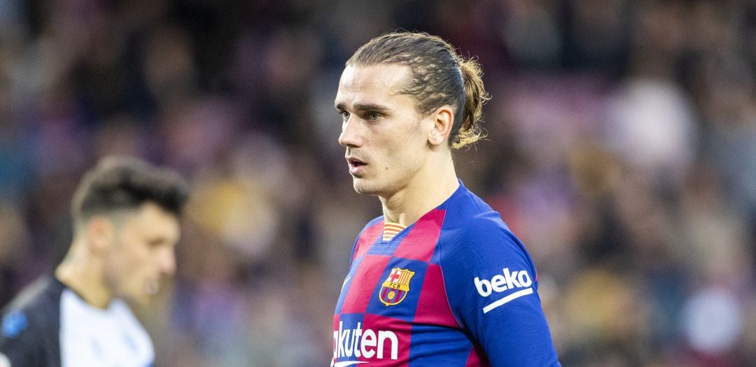 Antoine Griezmann, durante un partido en el Camp Nou