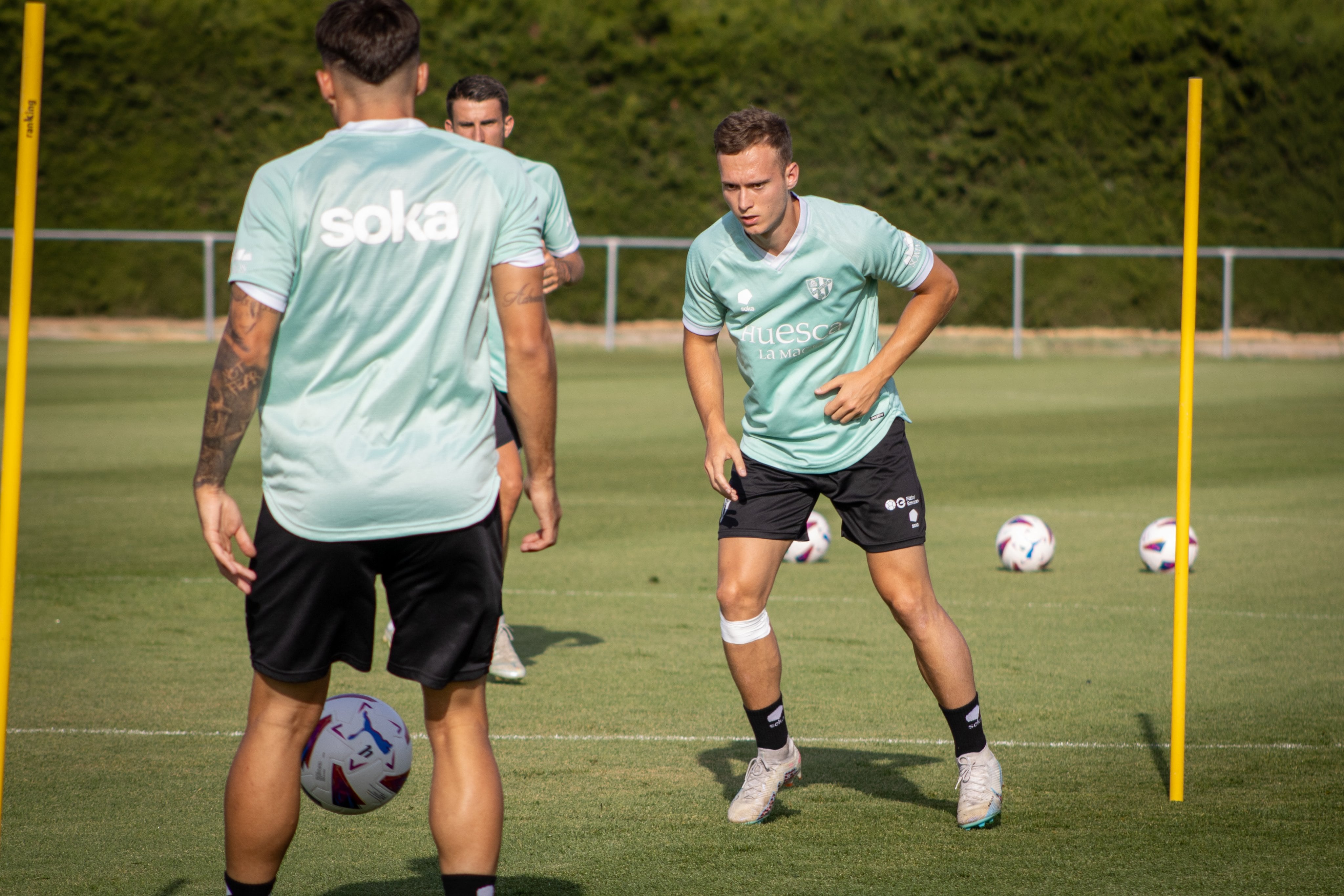 Rafa Tresaco, jugador de la SD Huesca