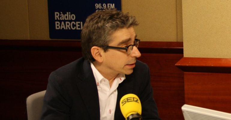 Imatge d&#039;arxiu de Jordi Martí als estudis de Ràdio Barcelona