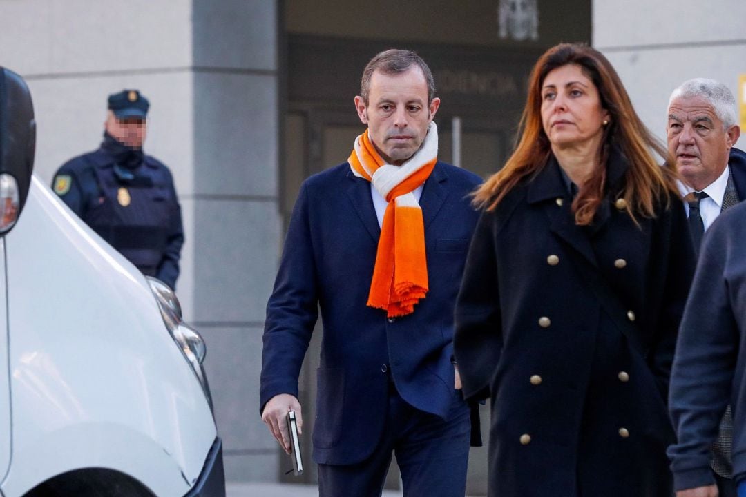 Fotografía de archivo del expresidente del Fútbol Club Barcelona Sandro Rosell, absuelto por la Audiencia Nacional.