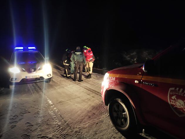 Rescate de personas atrapadas en la nieve