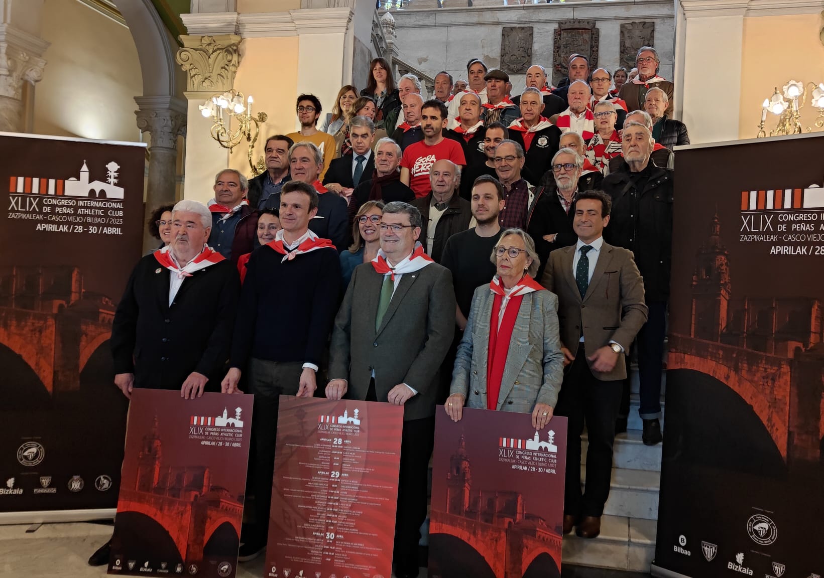 Acto de presentación del XLIX Congreso Internacional de Peñas del Athletic Club