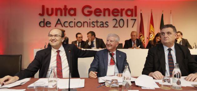 Pepe Castro en la Junta General de Accionistas