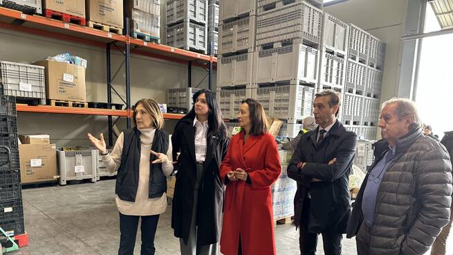 Julia lera, presidenta del Banco de Alimentos de Huesca