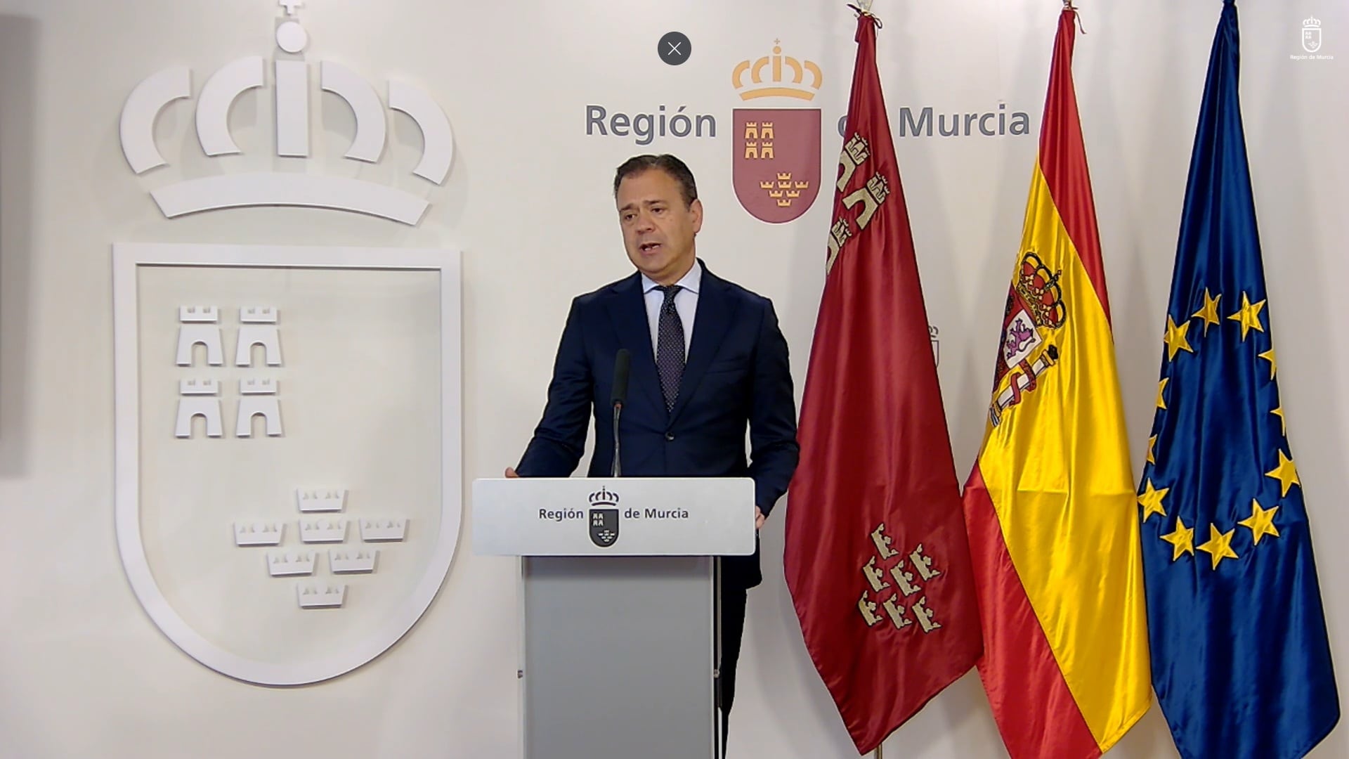 El portavoz del Gobierno de la Región de Murcia, Marcos Ortuño
