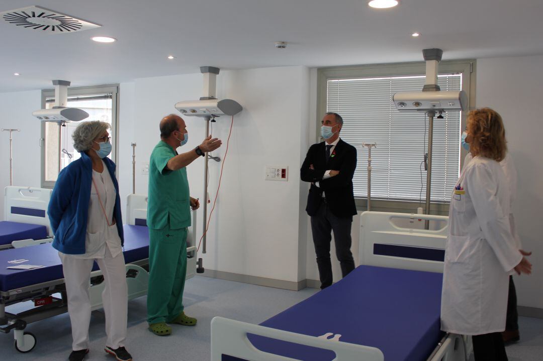 Concluyen las obras de la nueva zona de Urgencia Covid en el Hospital de Segovia