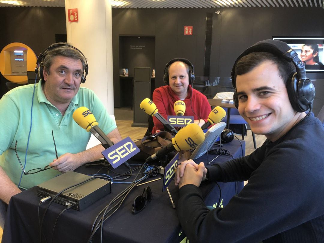 Javier Lekuona, José Luis del Campo y Kevin Fernández.