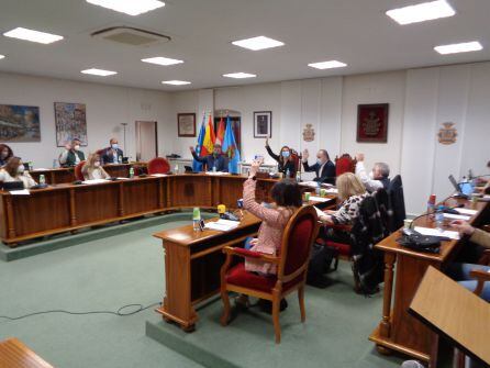 La corporación aprobó por unanimidad el convenio para asumir la gestión de fincas rústicas