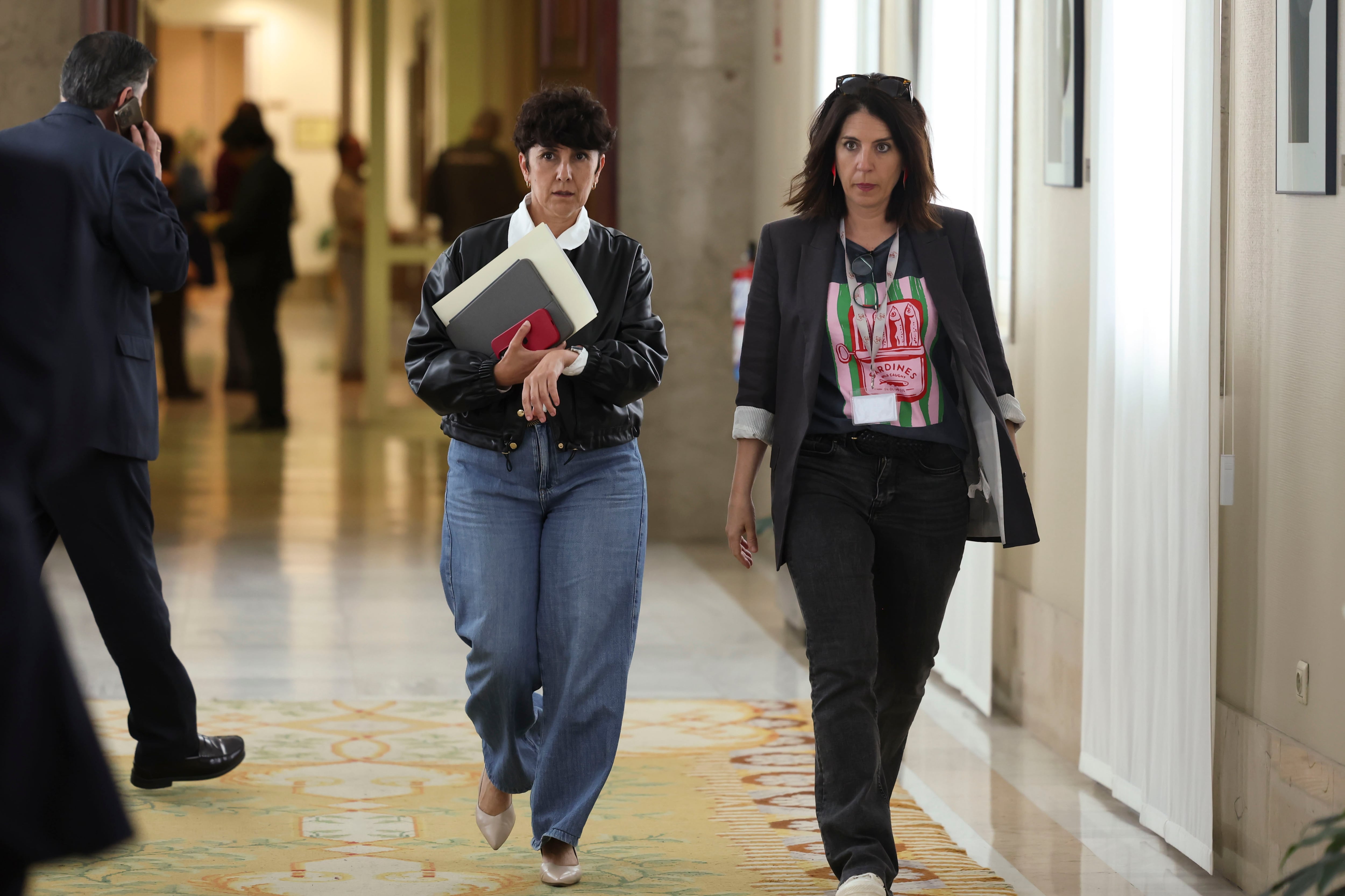 La diputada del PNV Maribel Vaquero en el Congreso de los Diputados.