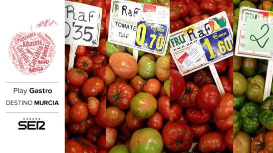 Tomates, en el Mercado Verónicas de Murcia.