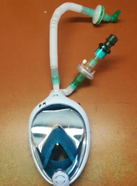 Una de las máscaras