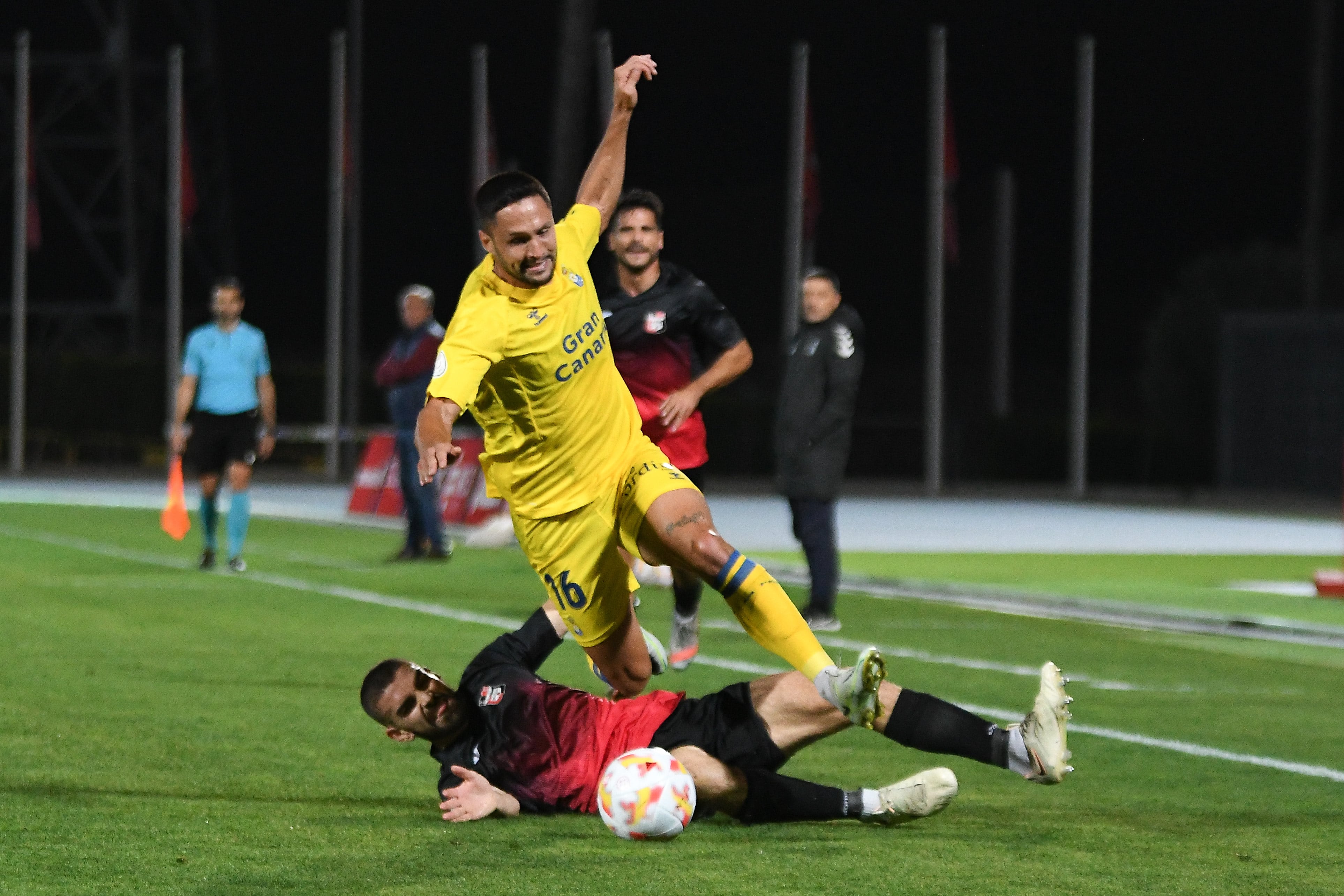 Imagen del partido disputado entre La Nucía y Las Palmas