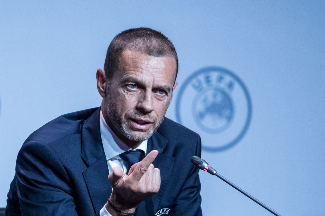 Aleksander Ceferin, presidente de la UEFA, afirma que hay un &quot;Plan A, B y C para terminar la temporada&quot;.