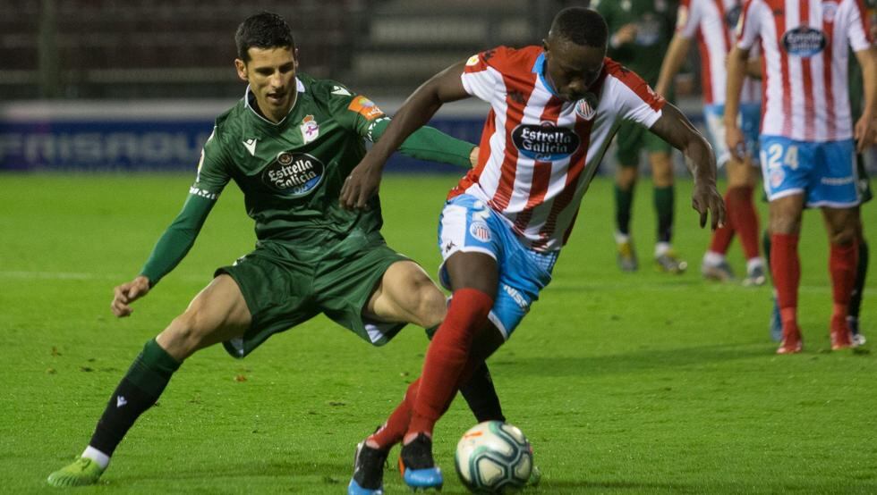 Imagen de uno de los derbis entre el CD Lugo y RC Deportivo en 2019