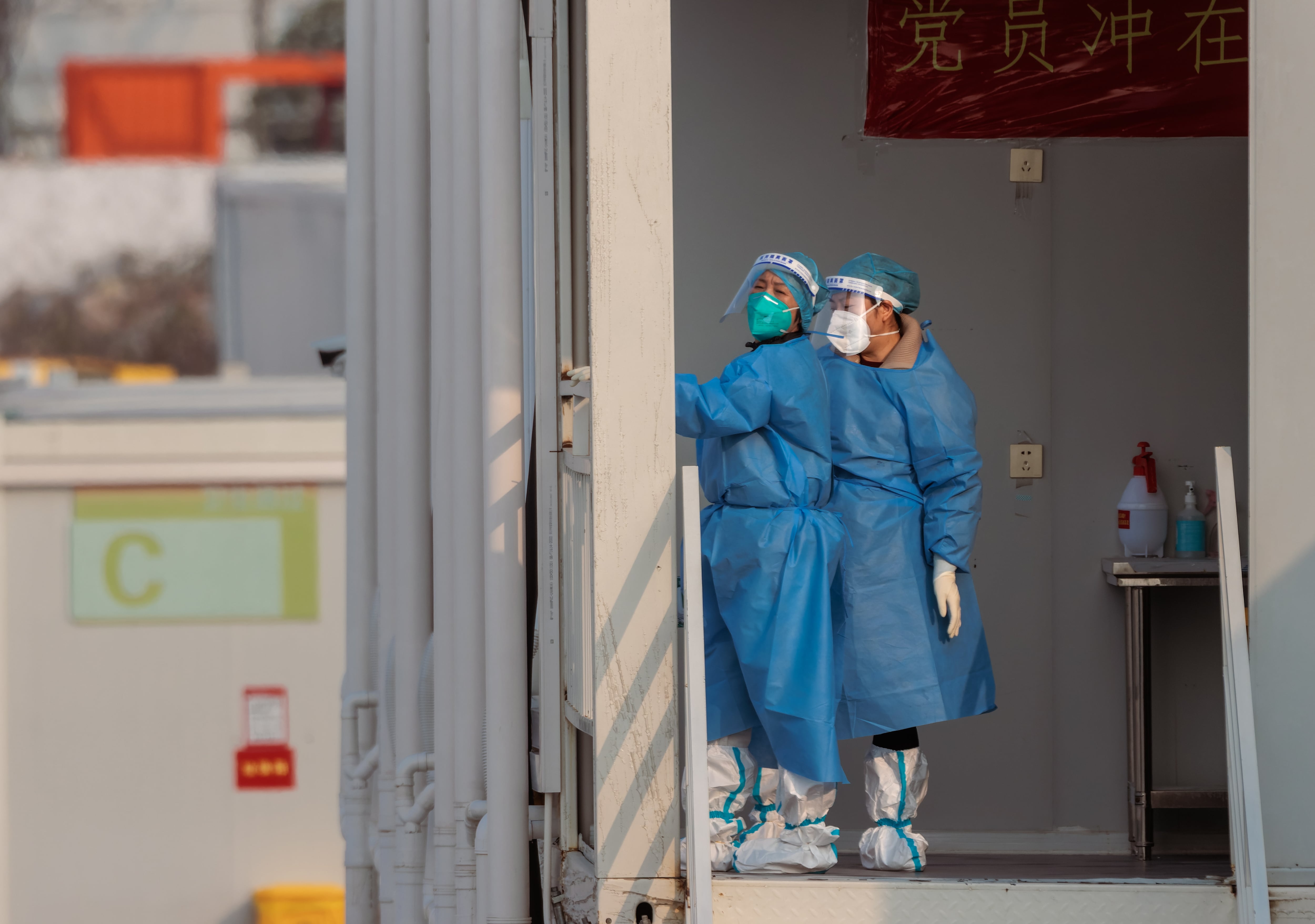 Centro de atención sanitaria en Shanghai