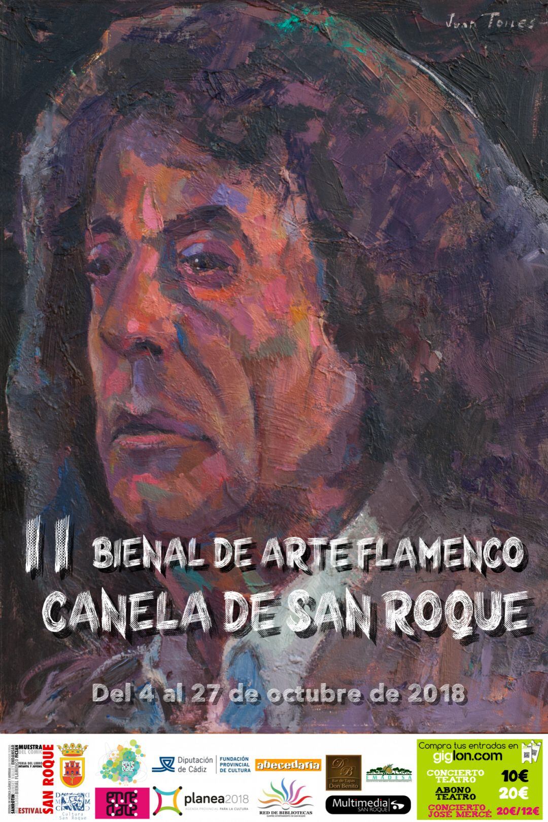 Cartel de la II Bienal &quot;Canela de San Roque&quot;