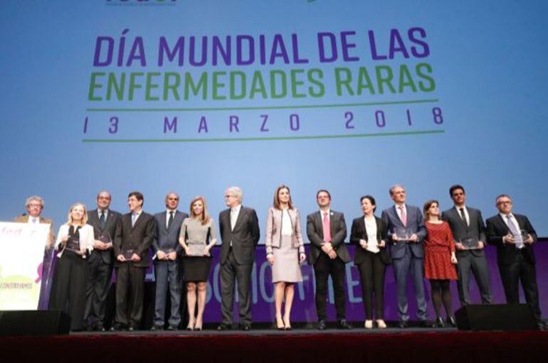 La reina Doña Letizia participando en el Día Mundial de las Enfermedades Raras