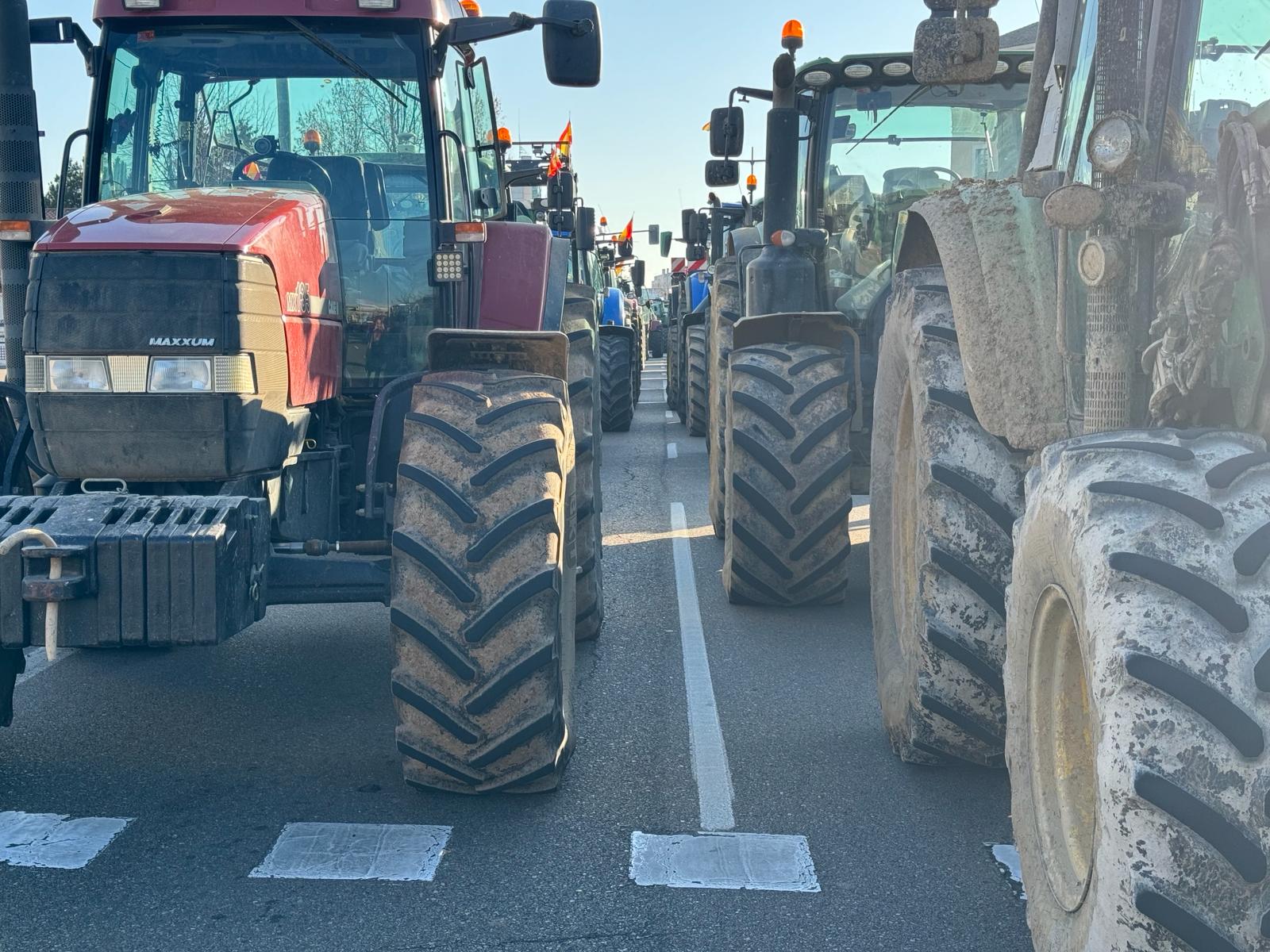 Tractorada en Valladolid