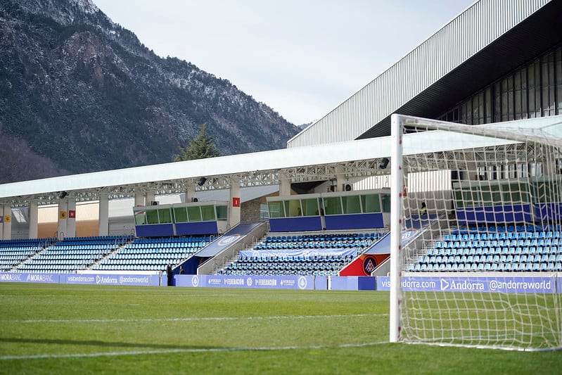 L&#039;Estadi Nacional, el dia del partit contra Lugo