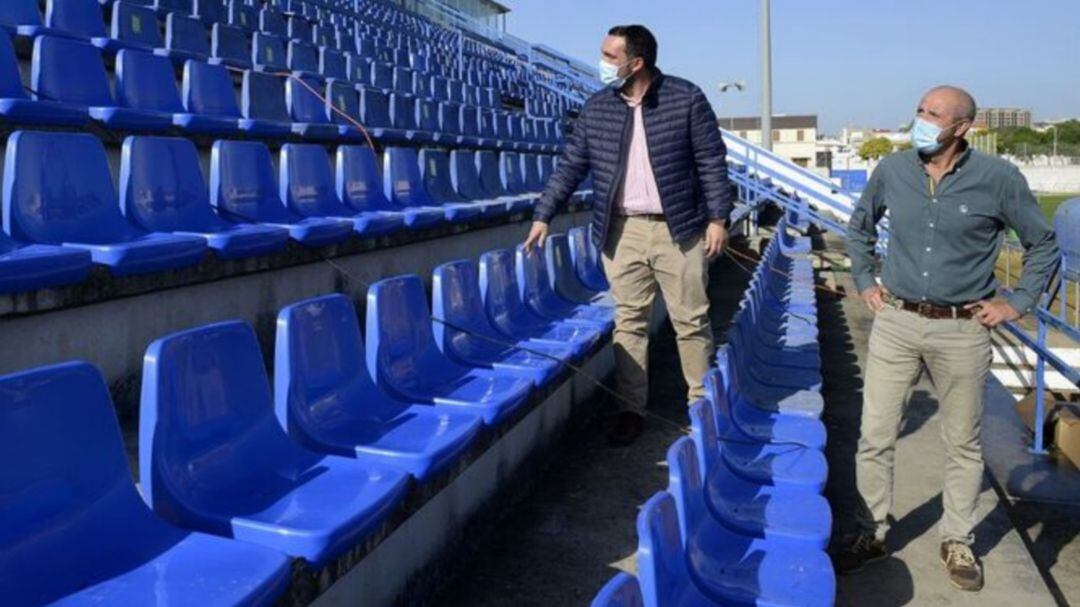 Jesús Alba durante una de sus últimas visitas a La Juventud 