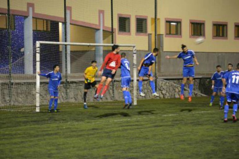 Imagen de otro partido de la UD San Fernando sin relación con el incidente