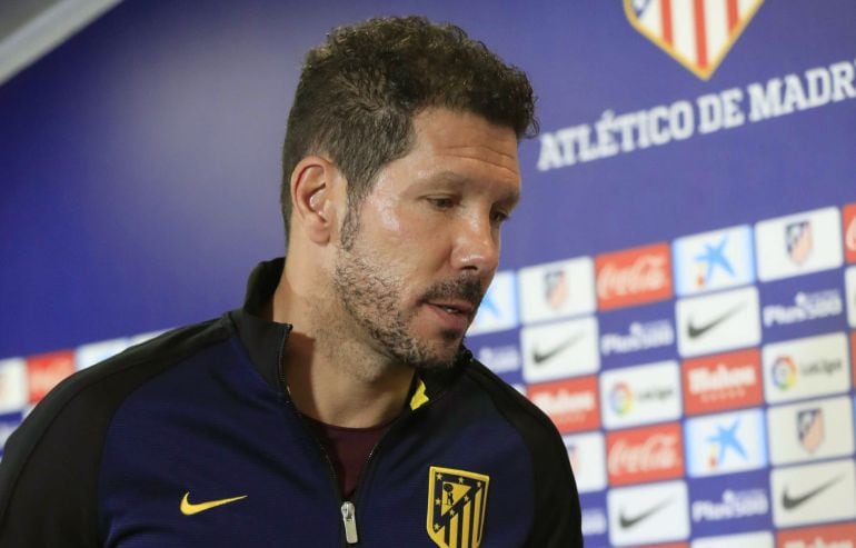 Simeone tras la rueda de prensa