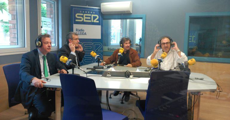 D'esquerra a dreta: Jordi Montanya, Paco Boya, Ramon Alturo i Carmel Mòdol