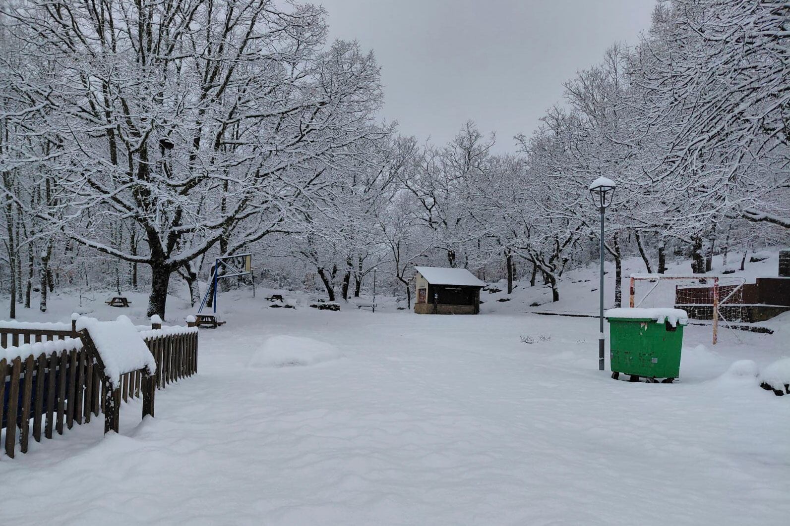PEDRAZALES DE SANABRIA (ZAMORA), 23/01/2026.- Vista del municipio de Pedrazales de Sanabria (Zamora), cubierto este viernes por un manto de nieve. La borrasca Ingrid ha afectado especialmente este viernes a Castilla y León, con mil alumnos que se han quedado sin clase en la provincia de León, la más afectada hasta las 15.30 horas de este viernes, con más de 1.100 camiones embolsados en esa provincia y en la de Zamora y una docena de tramos de carreteras por las que no se puede circular sin cadenas. EFE/ EFE